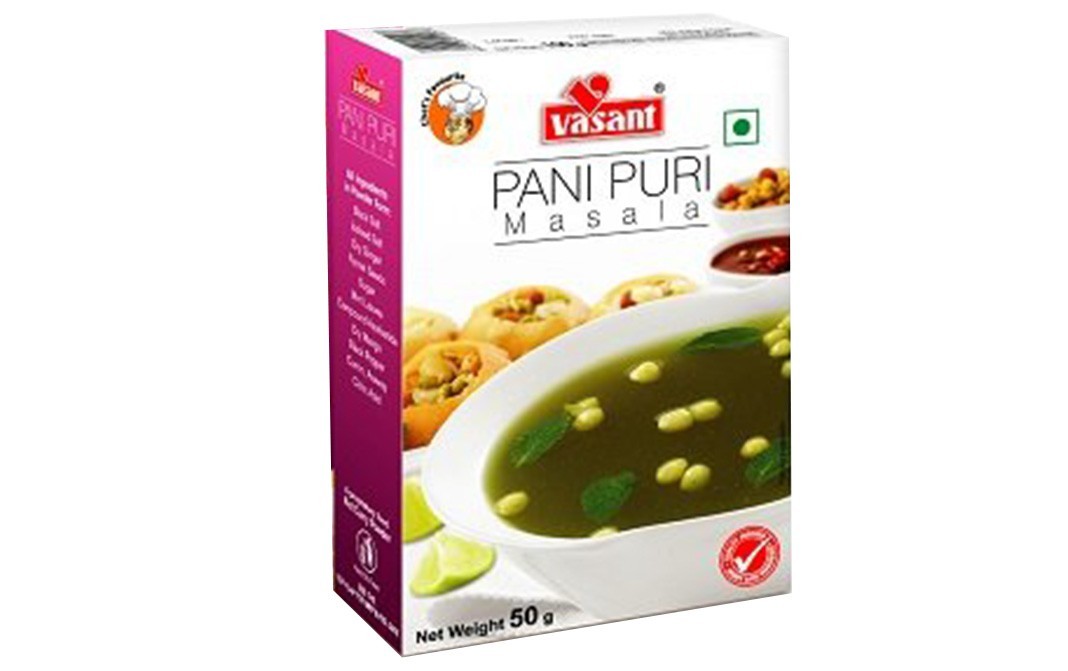 Vasant Pani Puri Masala    Box  50 grams